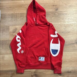 Supreme champion hooded sweatshirt